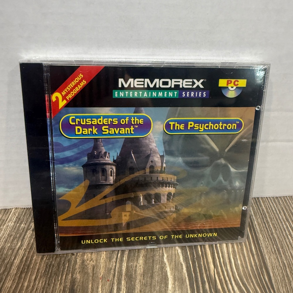 Memorex PC Crusaders of the Dark Savant The Psychotron CD-ROM 1996 New Sealed
